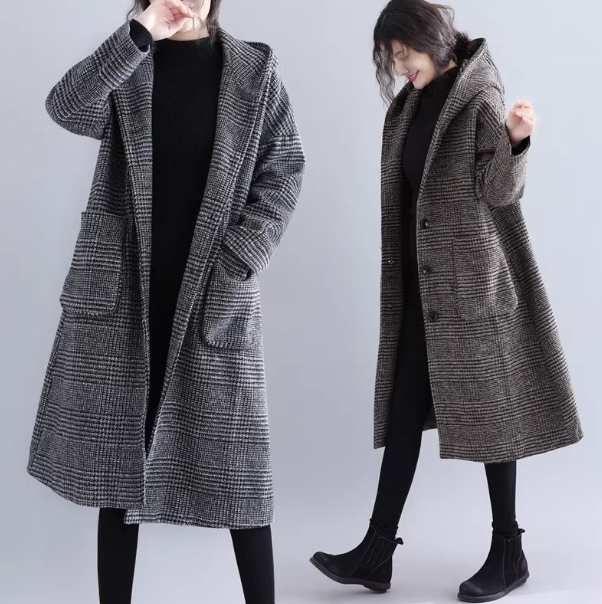 アウター パーカー コート 長袖 ドロップショルダー デザイン ボタン 美ライン ニュアンス ポケット 前開き 2点セット ツーピース お得 2点セット フード付き モノトーン クリーン かわいい 大
