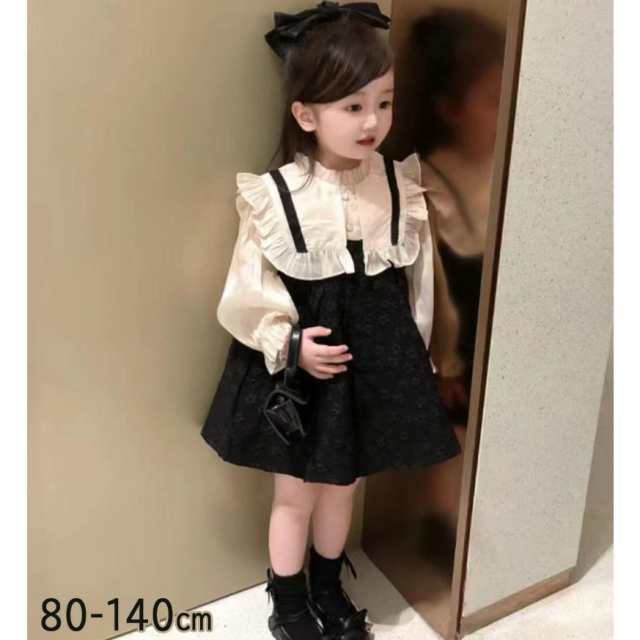 ワンピース きれいめ 春夏春 入学式 入園式 女の子 ベビー ドレス 長袖 フォーマル 結婚式 衣装 子供 ドレス 祝い 赤ちゃん 誕生日 服 1歳 2歳 3歳 4歳