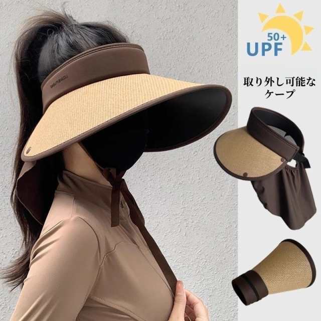 ハット UVカット 日焼け止め レーディス帽子 無地 編み 3カラー 帽子006
